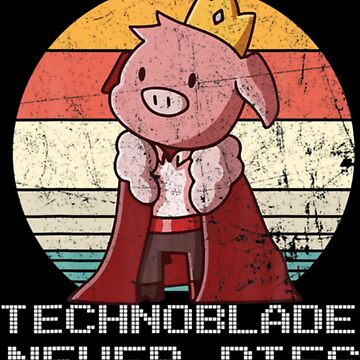 King Technoblade Never Dies - Minecraft Art Board Print for Sale