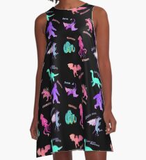 Cryptid gesichtet! A-Linien Kleid