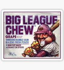 Big League Chew Sticker