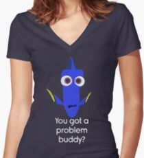 Dory! Women's Fitted V-Neck T-Shirt