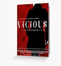 Vicious Movie Poster 2 Greeting Card