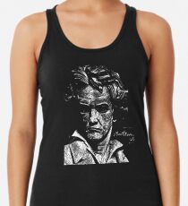 Beethoven Signature Illustration Women's Tank Top