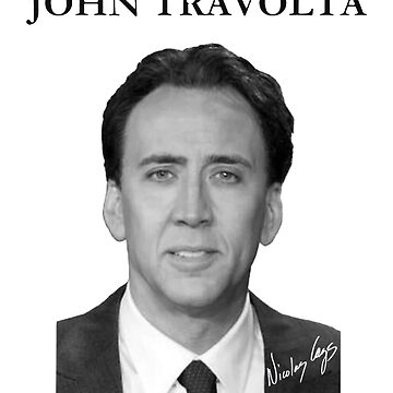 "Nicholas Cage as John Travolta - Nicolas Cage - Nick Cage - Nic Cage