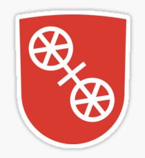 Wappen von Mainz, Deutschland Sticker