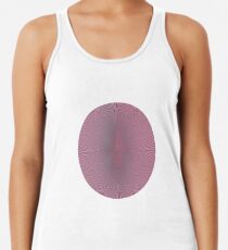 red moire circle Women's Tank Top