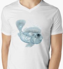 Robot Fish Men's V-Neck T-Shirt