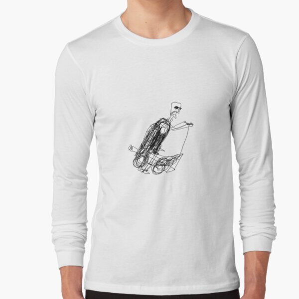Bald Grandma Irene & Balloon Scooter Long Sleeve T-Shirt