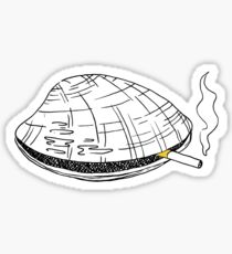 Cigarette Clam Sticker