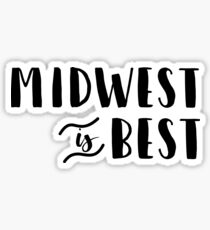 Midwest is Best Sticker