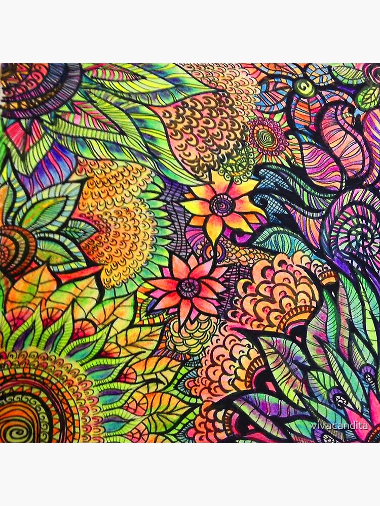 Add Intricate Patterns Zentangle Art