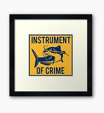 Instrument of Crime Framed Print