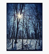 Shining White Photographic Print