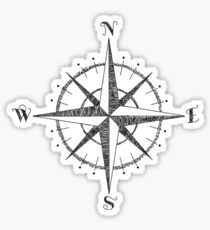 Compass Rose Sticker