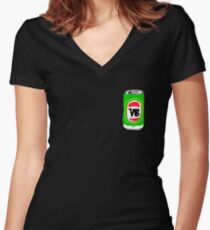 VeeBee Tinnie Women's Fitted V-Neck T-Shirt
