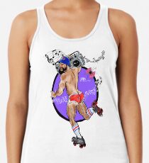 Bullethole Boogie: Roller Booty Boom Racerback Tank Top