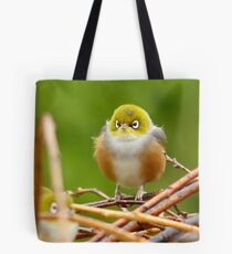 Brrrr.. So Glad I Wore My Fluffy Coat - Silver-Eye - NZ Tote Bag