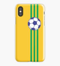 Football Stripes Brazil iPhone Case