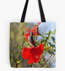 Hibiscus Heaven - Sunbird - SA Tote Bag