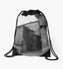 Street corner Siena Drawstring Bag