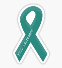 PTSD Awareness Ribbon Sticker