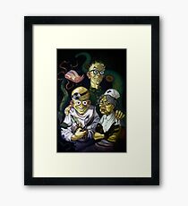 Maniac Mansion Creepy Framed Print