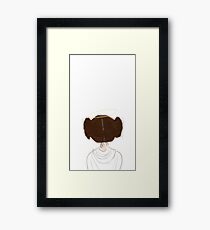 princess leia Framed Print