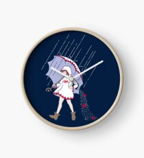 Pure White Salt Mage Clock