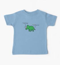 Triceratops Tricerabottom Baby Tee