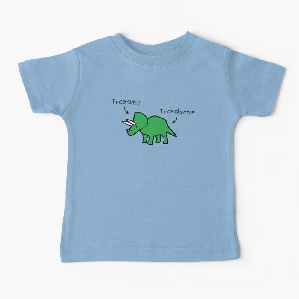 Triceratops Tricerabottom Baby T-Shirt