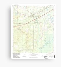 USGS TOPO Map Florida FL Ponce De Leon 348164 1982 24000 Canvas Print