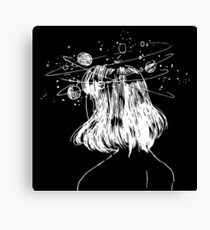 Galaxy Girl Canvas Print