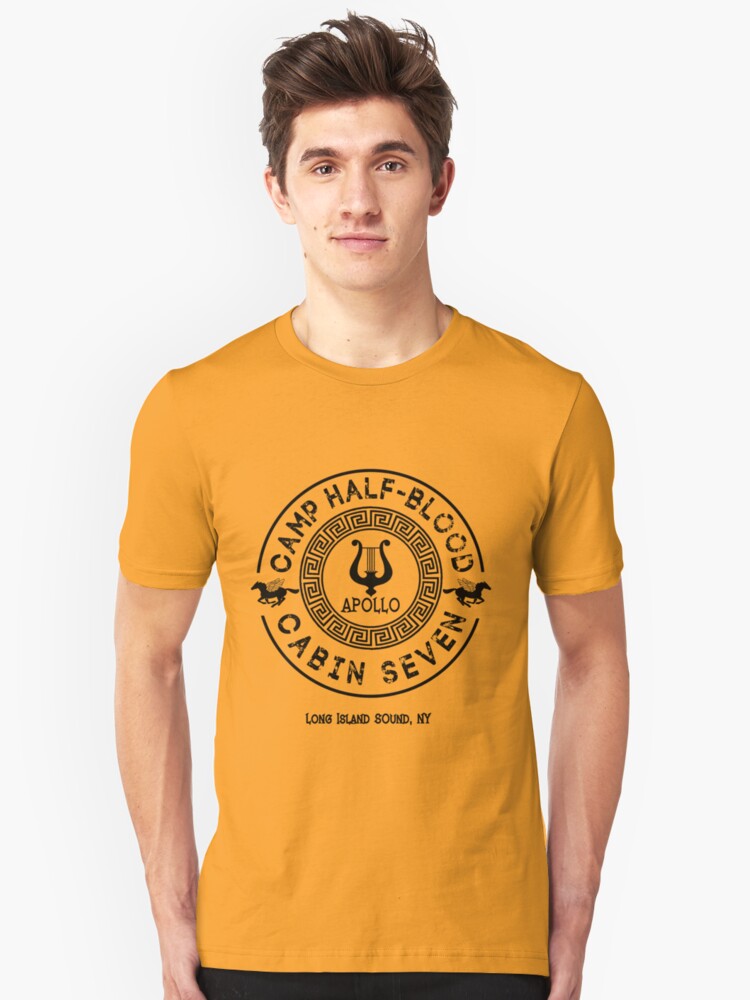 Percy Jackson Camp Half Blood Cabin Seven Apollo T Shirt By