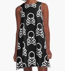 Skull and Bones A-Line Dress