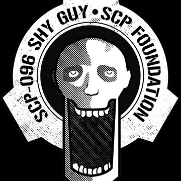 SCP-096 Shy Guy SCP Foundation Kids Poster by lyvia-off