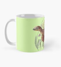 Bambiraptor and flowers: Light Mug