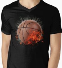 basket ball Men's V-Neck T-Shirt