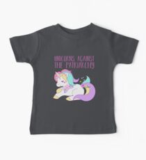 Einhörner gegen das Patriarchat Baby T-Shirt
