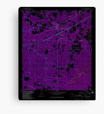 USGS TOPO Map Florida FL Ponce De Leon 348163 1982 24000 Inverted Canvas Print