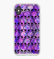 TRIPPY HOLOGRAPHIC ALIENS iPhone-Hülle & Cover