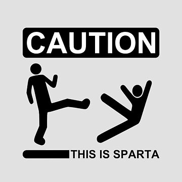 This is Sparta Meme Sticker for Sale by FunkeyMonkey9