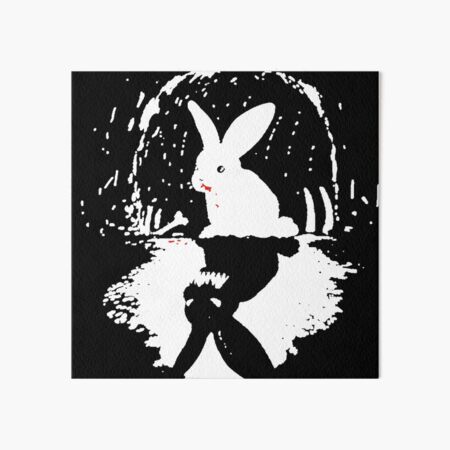 Crazy rabbit! Art Board Print