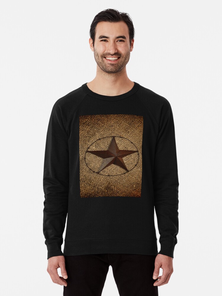 Rustic Western Country Burlap Texas Lone Star Lightweight