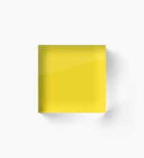 cute summer happy sunflower lemon yellow Acrylic Block