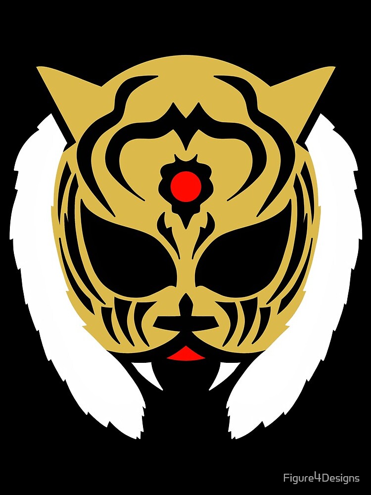 "Tiger Mask Design" Drawstring Bag by Figure4Designs | Redbubble