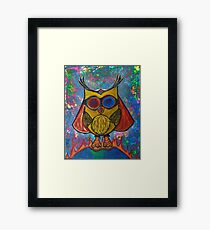 Fearless -Owl Framed Print