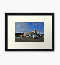 Pier Cafe Framed Print