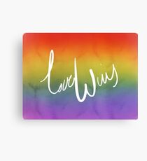 Love Wins Canvas Print
