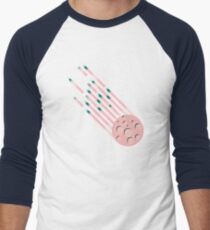 Nerdly Vector Meteor Men's Baseball ¾ T-Shirt
