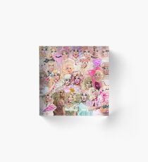 Trixie Mattel Collage Acrylic Block