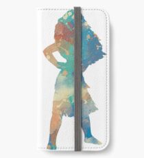 Charakter inspiriert Silhouette iPhone Flip-Case/Hülle/Klebefolie